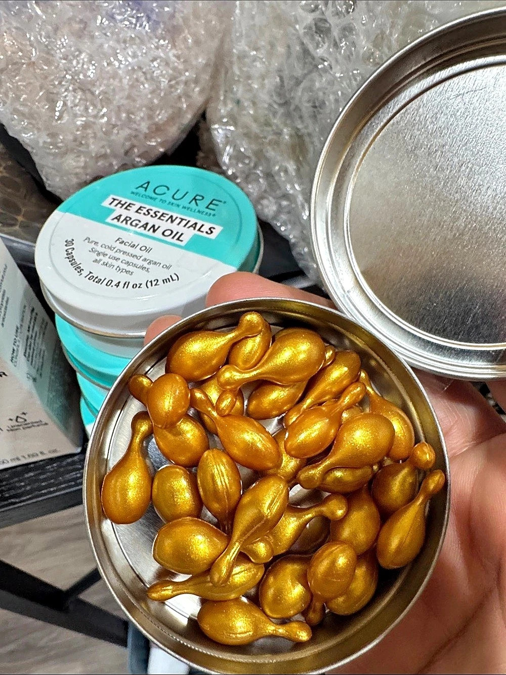 Acure The Essentials Argan Oil Facial Oil Capsules Facial Oil 30 Capsules